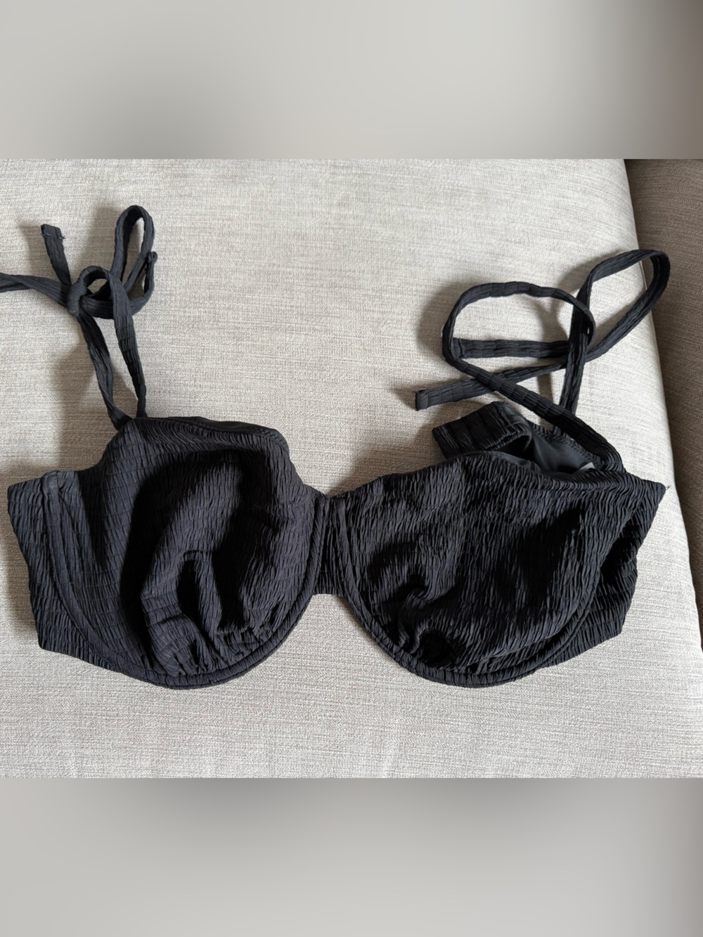 Abercrombie & Fitch Black Curve Love Bikini Top